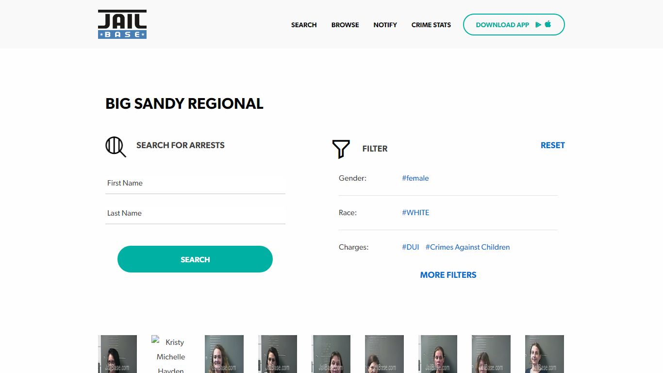 Big Sandy Regional Jail Inmate Search and Mugshots | JailBase